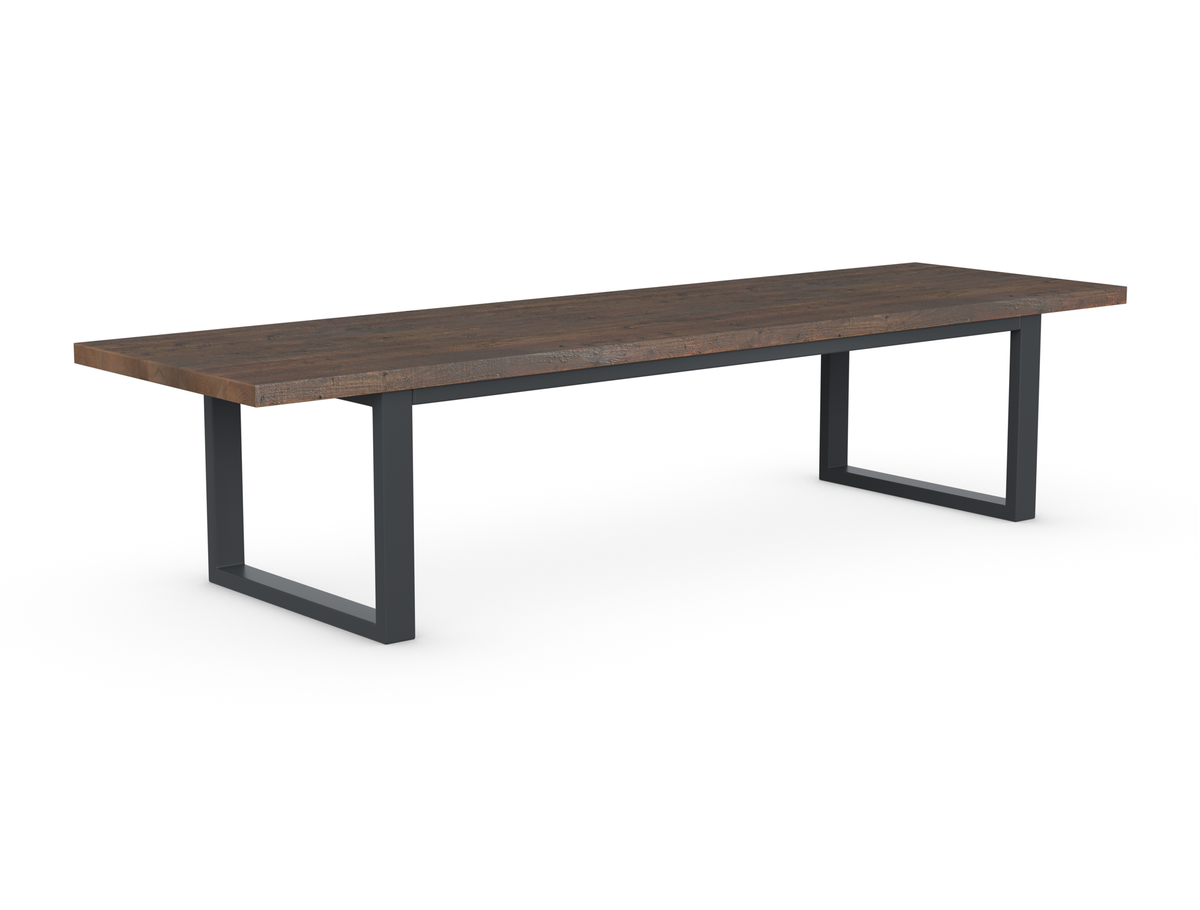 Cavendish Dining Table - Long Overhang Custom Frame