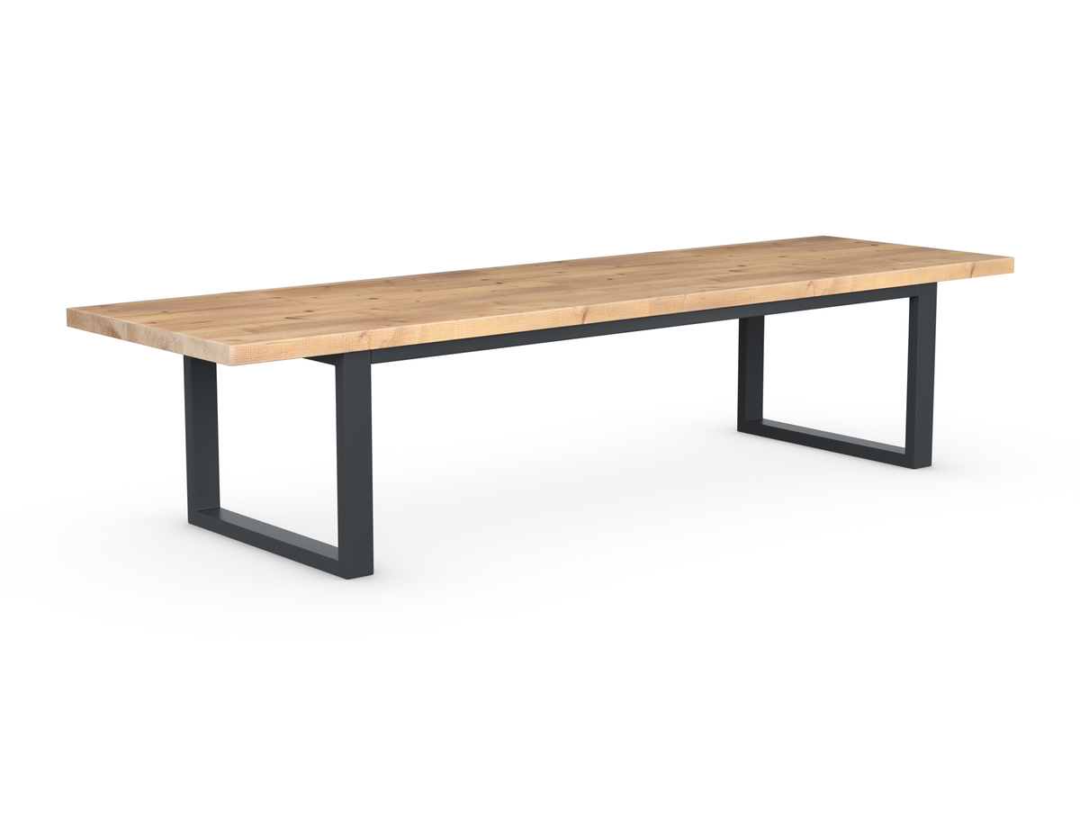 Cavendish Dining Table - Long Overhang Custom Frame