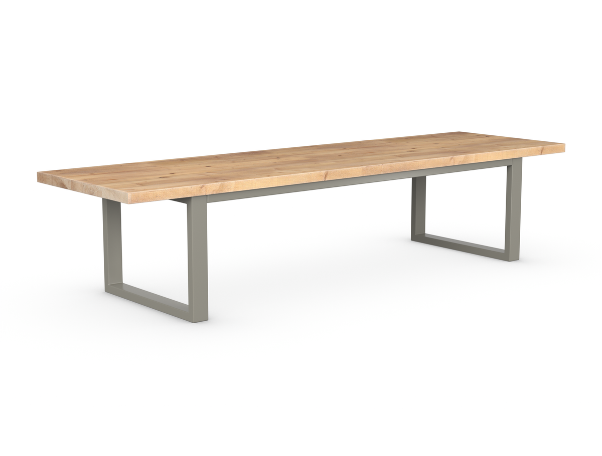 Cavendish Dining Table - Long Overhang Custom Frame