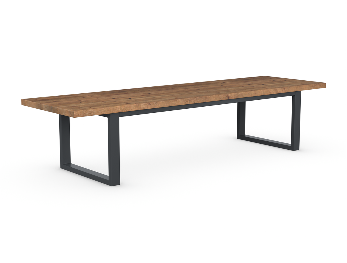 Cavendish Dining Table - Long Overhang Custom Frame