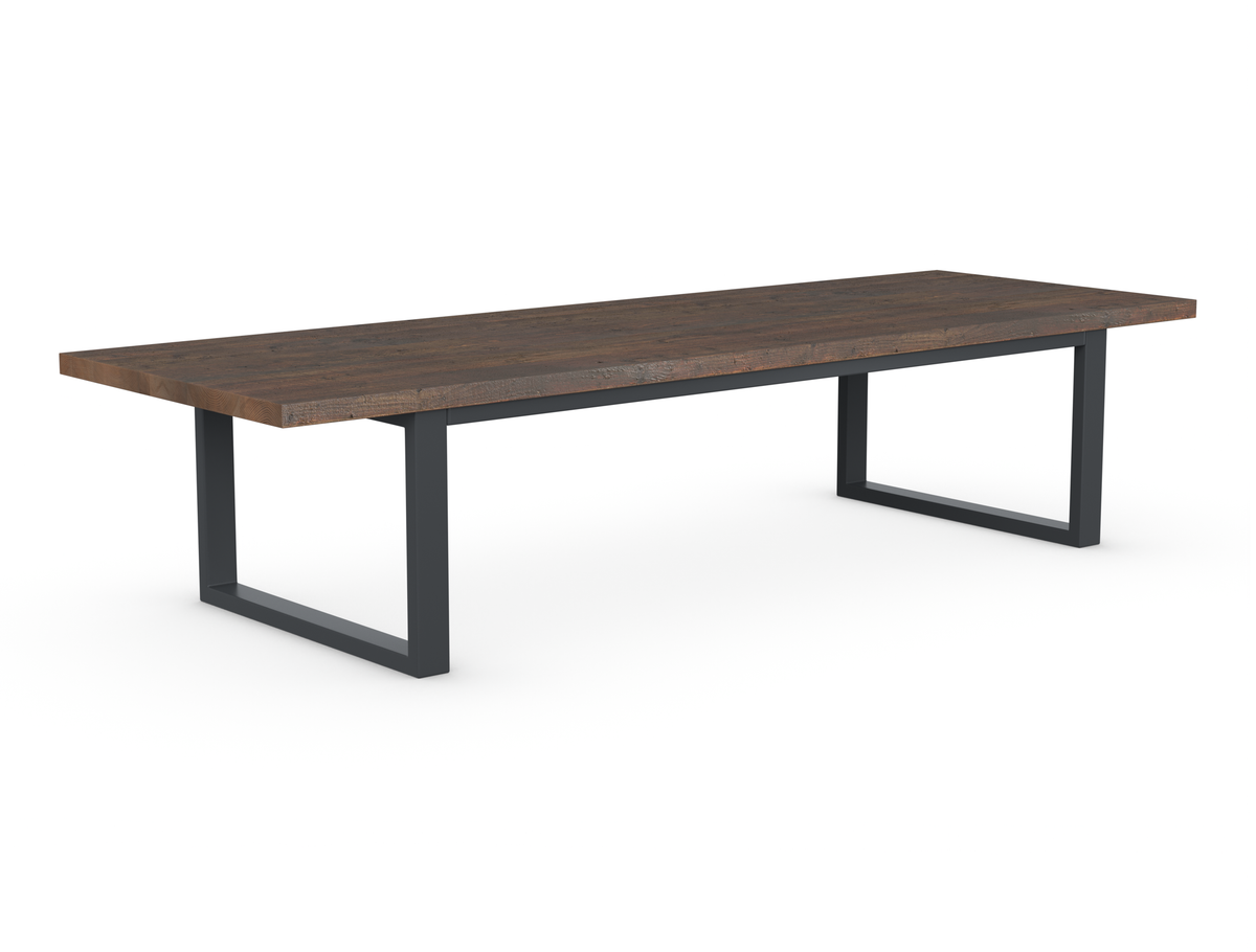 Cavendish Dining Table - Long Overhang Custom Frame