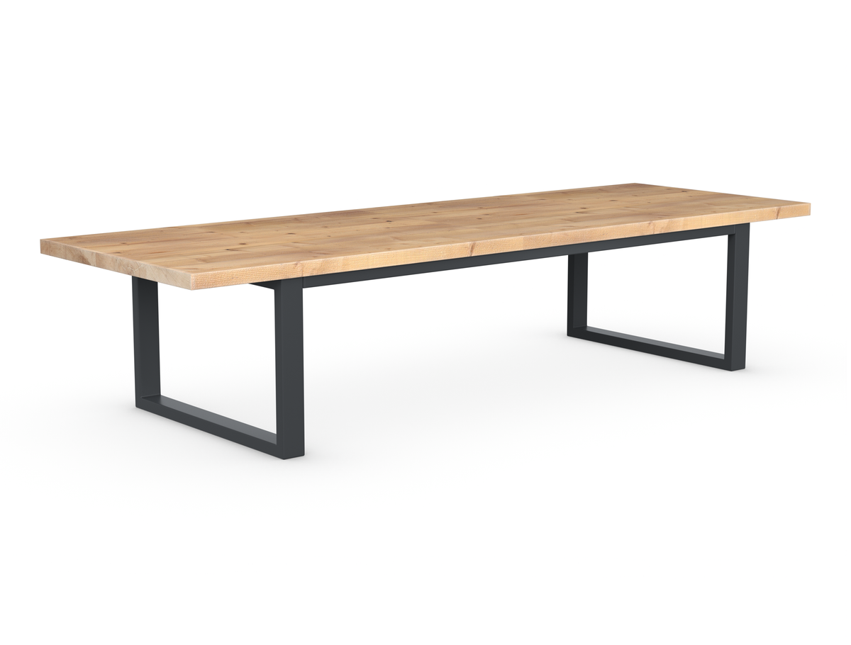 Cavendish Dining Table - Long Overhang Custom Frame