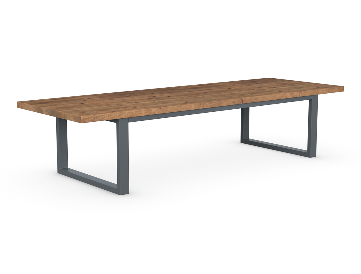 Cavendish Dining Table - Long Overhang Custom Frame