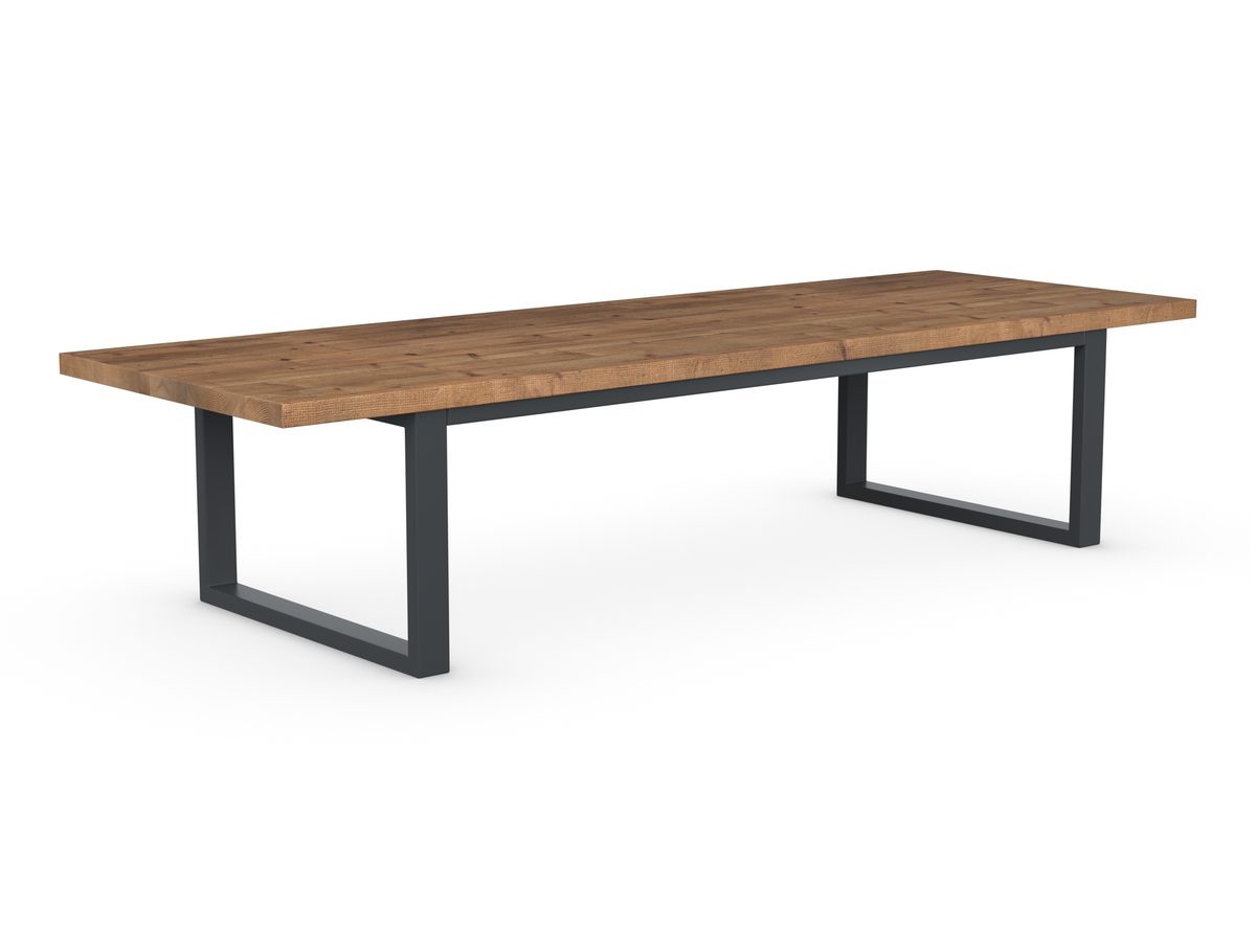 Cavendish Dining Table - Long Overhang Custom Frame