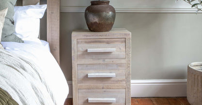 Branson 3 Drawer Bedside